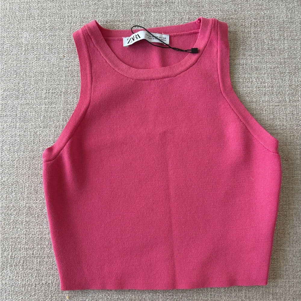 Zara Vibrant Pink Tank Top